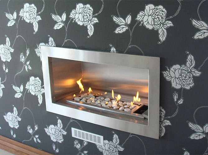 <b>600 VERTO</b> Built-in Vent-free Gas fireplace | Single sided | Box size – 780mm wide